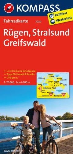 Rügen - Stralsund - Greifswald 1 : 70 000: Fahrradkarte. GPS-genau