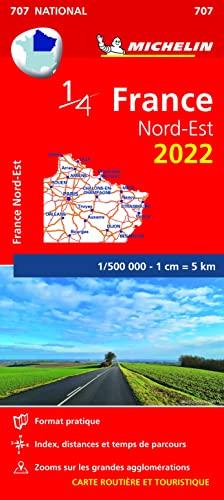 Michelin Nordostfrankreich: Straßen- und Tourismuskarte 1:500.000 (MICHELIN Nationalkarten)