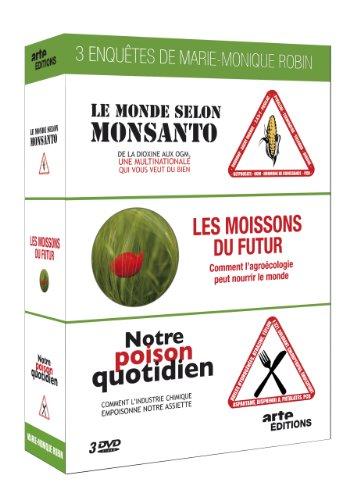 Coffret marie-monique robin : le monde selon monsanto ; les moissons du futur ; notre poison quotidien [FR Import]