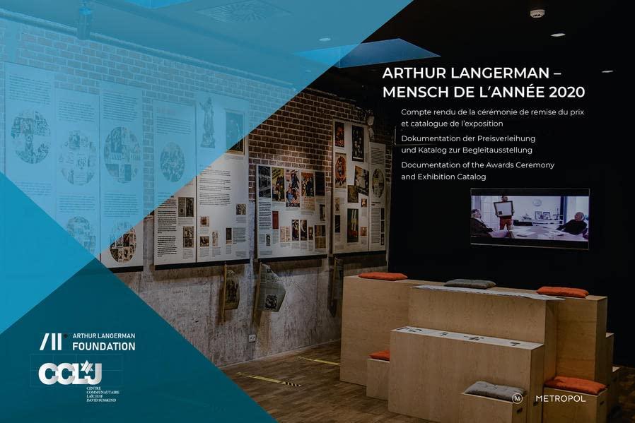 Arthur Langerman – Mensch de l’année 2020: Compte rendu de la cérémonie de remise du prix et catalogue de l’exposition / Dokumentation der ... Ceremony and Catalog for the Exhibition