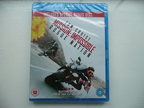 MISSION IMPOSSIBLE "ROGUE NATION" (BLU-RAY) *RARE SAINSBURY'S DOUBLE DISC VERSION** WITH SLIPCASE