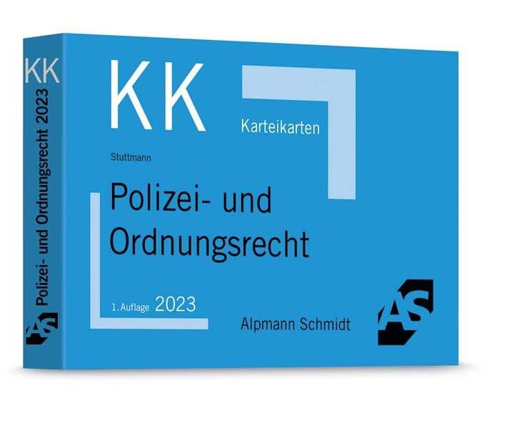 Karteikarten Polizei- und Ordnungsrecht: mit VersammlungsR/VerwVollstrR (Karteikarten Öffentliches Recht)