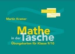 Mathe in der Tasche Klasse 9/10 Lernkarten: je 16 Übungskarten für 5 Themengebiete