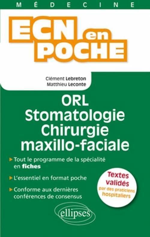 ORL, stomatologie, chirurgie maxillo-faciale