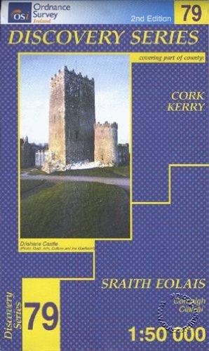 Irish Discovery Series 79. Cork, Kerry 1 : 50 000