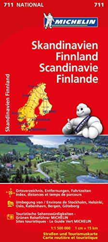 Skandinavien-Finnland (Michelin Nationalkarte)