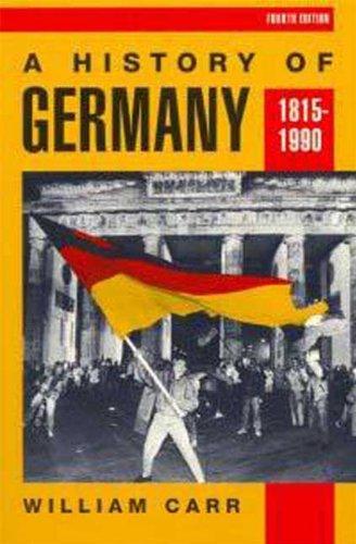 History of Germany  1815-1990 (Hodder Arnold Publication)