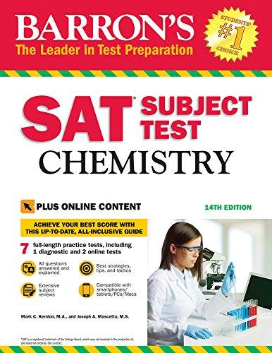 Barron's SAT Subject Test: Chemistry with Online Tests