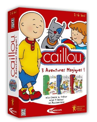 Caillou tripack - anniversaire + 4 saisons + chasse au trésor