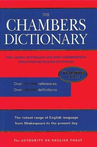 The Chambers Dictionary, w. Thumb Index