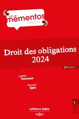 Droit des obligations : 2024