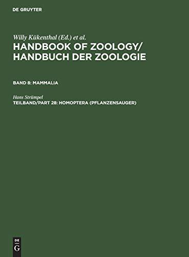 Homoptera (Pflanzensauger) (Handbook of Zoology / Handbuch der Zoologie. Arthropoda. Insecta)