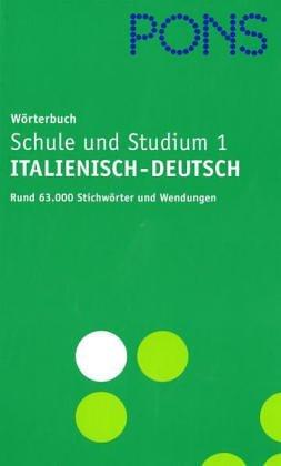 PONS Wörterbuch für Schule und Studium, Italienisch-Deutsch