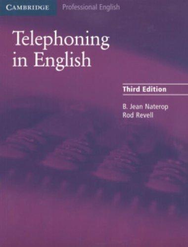 Telephoning in English (Cambridge Professional English)