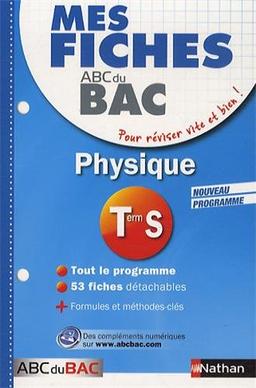 Physique terminale S : nouveau programme