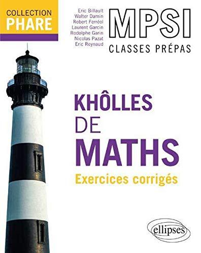 Khôlles de maths, MPSI classes prépas : exercices corrigés