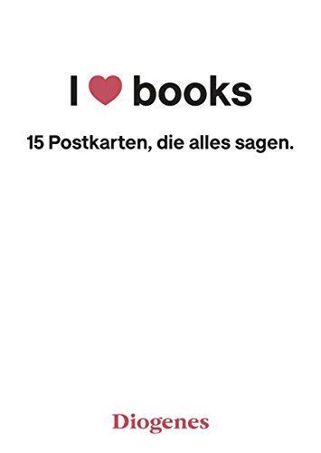 I Love Books: Postkartenbuch