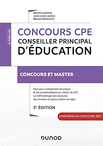 Concours CPE, conseiller principal d'éducation : concours et master