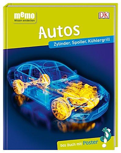 memo Wissen entdecken. Autos: Zylinder, Spoiler, Kühlergrill. Das Buch mit Poster!