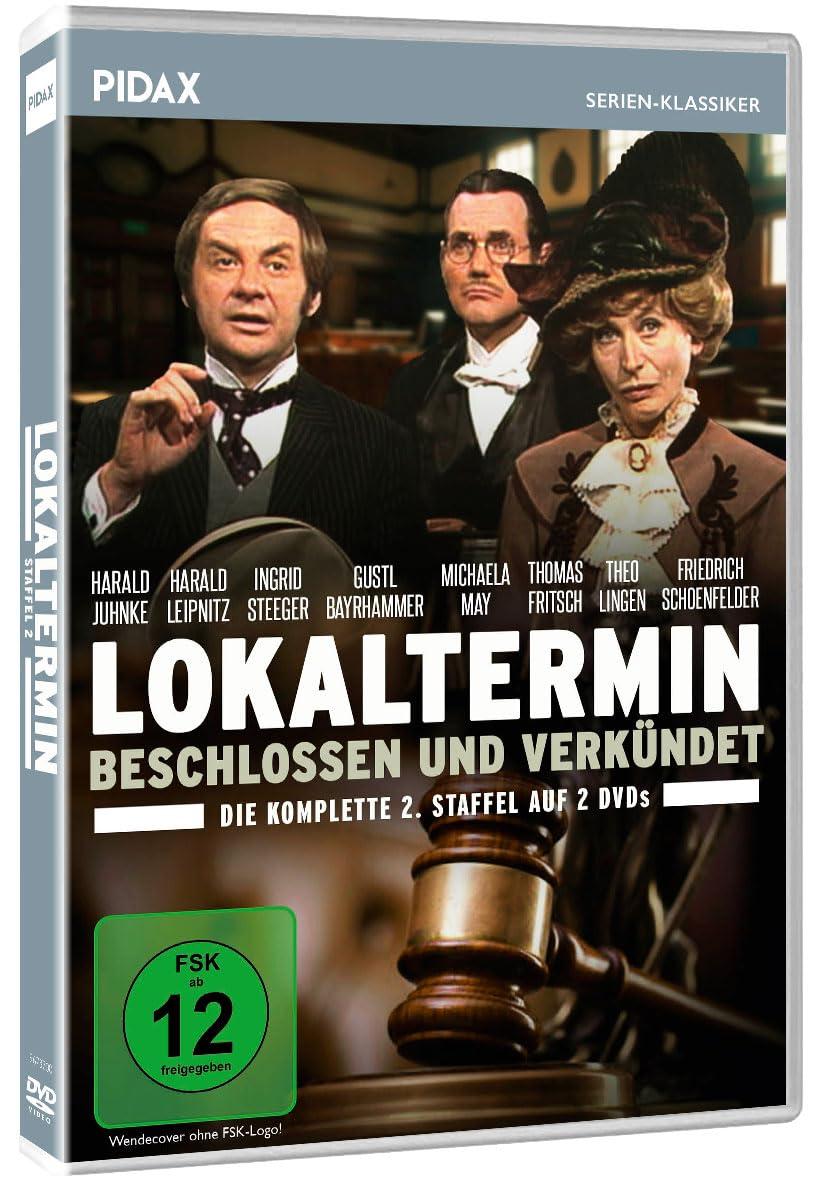 Lokaltermin, Staffel 2: Beschlossen und verkündet - Die komplette 13-teilige Staffel der humorvollen Gerichtsfilme Krimi-Serie (Pidax-Serien-Klassiker) [Collector's Edition] [2 DVDs]