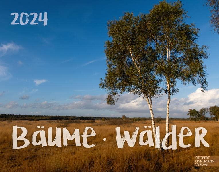 Bäume-Wälder 2024: Großformat-Kalender 58 x 45,5 cm