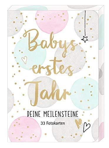 Fotokarten-Box - Babys erstes Jahr - Deine Meilensteine: 33 Fotokarten (Alben & Geschenke fürs Baby)