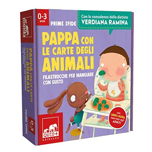 Pappa con le carte degli animali. Filastrocche per mangiare con gusto. Ediz. a colori. Con 35 carte. Con libro-guida riservato agli adulti (Quid+. Prime sfide)