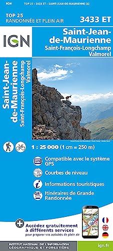 3433ET Saint Jean de Maurienne 1 : 25 000: 1:25000