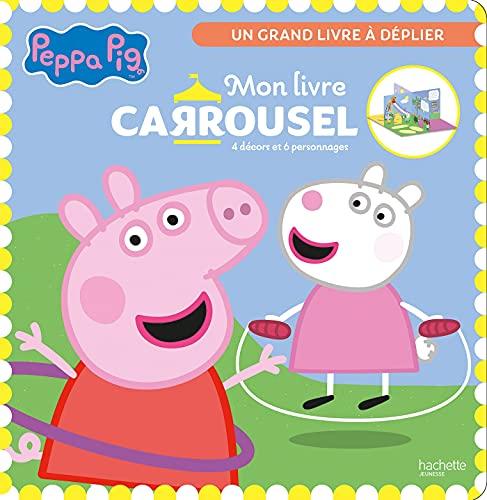 Peppa Pig : mon livre carrousel, 4 décors et 6 personnages : un grand livre à déplier