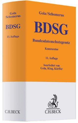 BDSG Bundesdatenschutzgesetz