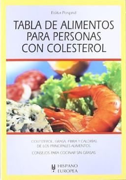 Tabla de alimentos para personas con colesterol (Tablas de alimentos)