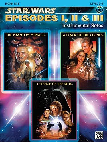 Star Wars Episodes 1-3 (+CD) : instrumental solos for horn in f