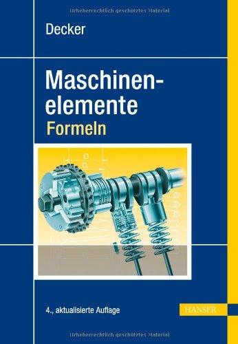 Decker Maschinenelemente - Formeln