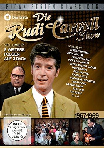 Die Rudi Carrell Show, Vol. 2 / Weitere acht Folgen der beliebten Unterhaltungs-Show mit vielen Stars von 1967 - 1969 (Pidax Serien-Klassiker) [3 DVDs]