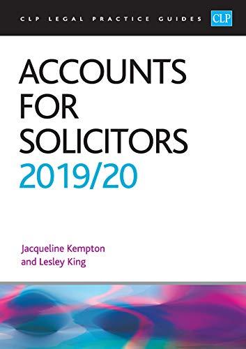 Accounts for Solicitors 2019/2020