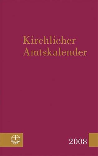 Kirchlicher Amtskalender 2008: Rot