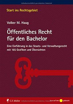 Öffentliches Recht für den Bachelor: Eine Einführung in das Staats- und Verwaltungsrecht mit 165 Grafiken und Übersichten (Start ins Rechtsgebiet)