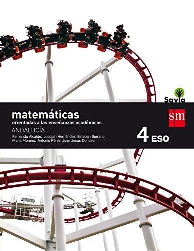 Matemáticas orientadas a las enseñanzas académicas, 4 ESO. Savia