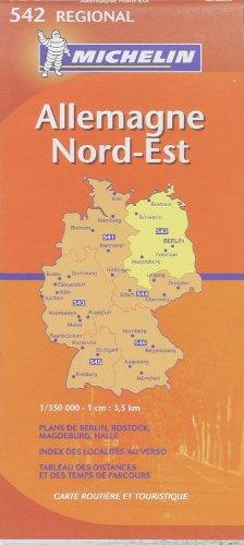 Allemagne Nord-Est, französisch-niederländische Ausgabe; Duitsland Noord-Oost, französisch-niederländische Ausgabe (Michelin Map)