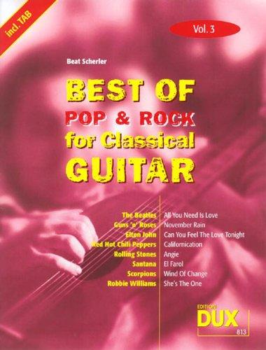 Best Of Pop & Rock for Classical Guitar 3