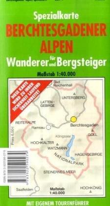 Berchtesgadener Alpen 1:40000 - Spezialkarte für Wanderer und Bergsteiger, Blatt 1: Mit Begleitheft und Tourenvorschlägen