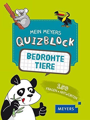 Mein Meyers Quizblock - Bedrohte Tiere