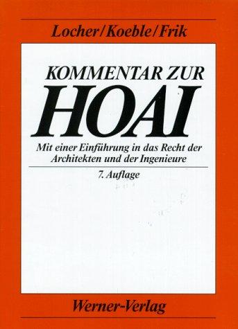 Kommentar zur HOAI