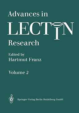 Advances in Lectin Research (Advances in Lectin Research, 2, Band 2)