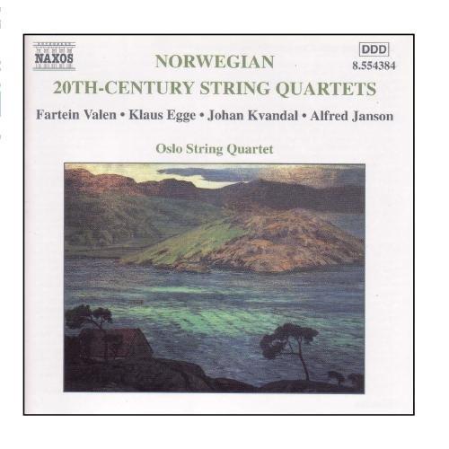 Norwegische Streichquartette des 20. Jahrhunderts