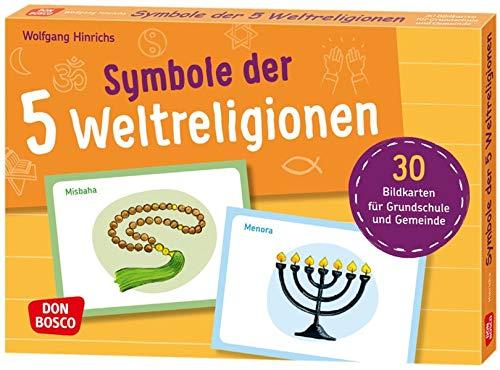 Symbole der Weltreligionen. 30 Bildkarten für Grundschule und Gemeinde