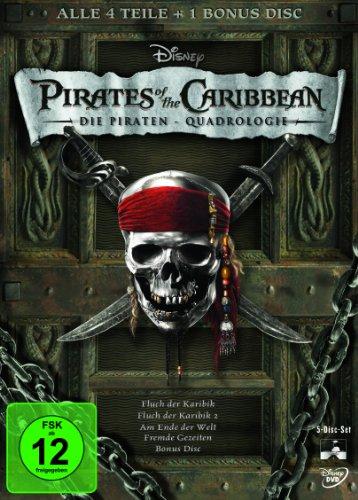 Pirates of the Caribbean - Die Piraten-Quadrologie [5 DVDs]