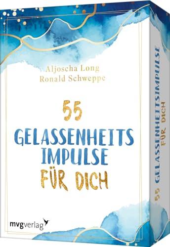 55 Gelassenheitsimpulse für dich: Kartendeck mit Übungen und Inspirationen für mehr Achtsamkeit, Lebensfreude, Selbstliebe, Glück. Hilft gegen Stress, Ängste und Alltagssorgen