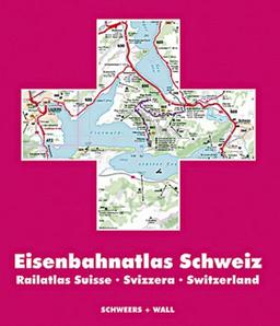 Eisenbahnatlas Schweiz 2004. 1 : 150.000