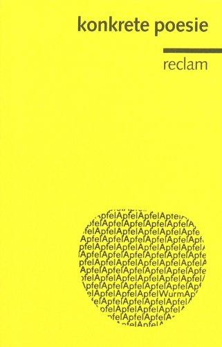 Konkrete Poesie: Deutschsprachige Autoren